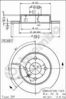 BREMBO 08762675 Bremsscheibe