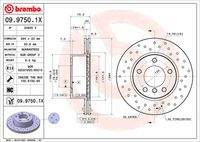 BREMBO 0997501X Bremsscheibe