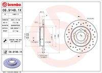 BREMBO 0891481X Bremsscheibe