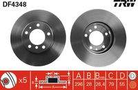 TRW DF4348 Bremsscheibe