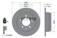 TEXTAR 92161703 Bremsscheibe