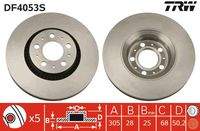 TRW DF4053S Bremsscheibe