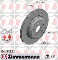 ZIMMERMANN 150295332 Bremsscheibe