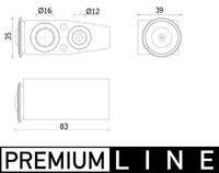 MAHLE AVE142000P Expansionsventil, Klimaanlage