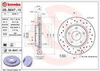 BREMBO 09B6471X Bremsscheibe