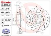 BREMBO 09B74651 Bremsscheibe