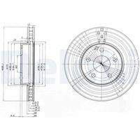 DELPHI BG3755C Bremsscheibe