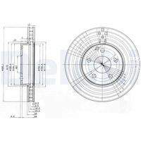 DELPHI BG3755C Bremsscheibe