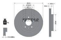 TEXTAR 92187303 Bremsscheibe