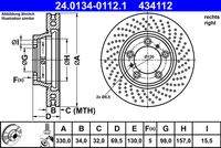 ATE 24013401121 Bremsscheibe