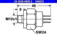 ATE 24352608003 Bremslichtschalter