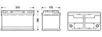 EXIDE EK820 Starterbatterie