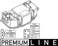 MAHLE ABR56000P Regler, Innenraumgebläse