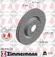 ZIMMERMANN 280319420 Bremsscheibe