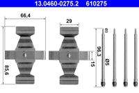 ATE 13046002752 Zubehörsatz, Scheibenbremsbelag