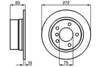 BOSCH 0986478439 Bremsscheibe