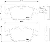 BREMBO P61106 Bremsbelagsatz, Scheibenbremse