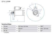 BOSCH 0986018570 Starter