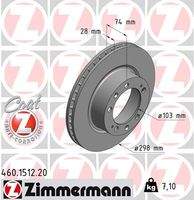 ZIMMERMANN 460151220 Bremsscheibe