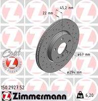 ZIMMERMANN 150292752 Bremsscheibe