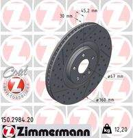 ZIMMERMANN 150298420 Bremsscheibe