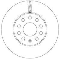 TRW DF6903S Bremsscheibe