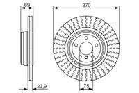 BOSCH 0986479730 Bremsscheibe