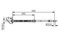 BOSCH 1987481B30 Bremsschlauch