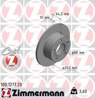 ZIMMERMANN 100121720 Bremsscheibe