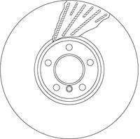 TRW DF6622S Bremsscheibe