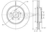 TOMEX Brakes TX7227 Bremsscheibe