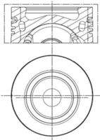 MAHLE 028PI00154000 Kolben