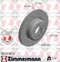 ZIMMERMANN 150349052 Bremsscheibe