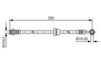 BOSCH 1987481388 Bremsschlauch