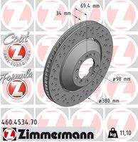 ZIMMERMANN 460453470 Bremsscheibe
