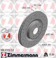 ZIMMERMANN 100333252 Bremsscheibe
