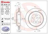 BREMBO 09R12421 Bremsscheibe