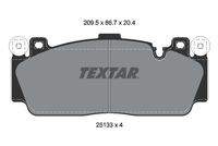 TEXTAR 2513301 Bremsbelagsatz, Scheibenbremse