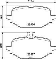 BREMBO P50172 Bremsbelagsatz, Scheibenbremse