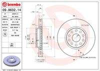 BREMBO 09963214 Bremsscheibe