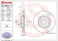 BREMBO 09963214 Bremsscheibe