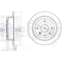 DELPHI BG4091 Bremsscheibe