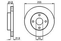 BOSCH 0986478787 Bremsscheibe