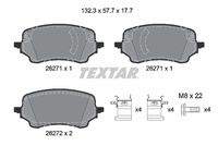 TEXTAR 2627101 Bremsbelagsatz, Scheibenbremse