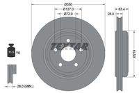 TEXTAR 92282003 Bremsscheibe