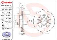 BREMBO 09916711 Bremsscheibe