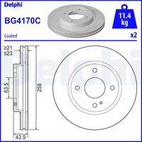 DELPHI BG4170C Bremsscheibe