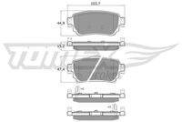 TOMEX Brakes TX1827 Bremsbelagsatz, Scheibenbremse