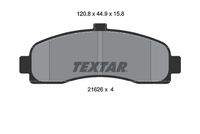 TEXTAR 2162601 Bremsbelagsatz, Scheibenbremse