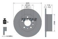 TEXTAR 92032600 Bremsscheibe